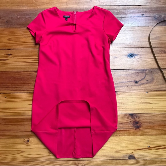 Talbots Red Sheath Dress, EUC, 4P - Picture 11 of 15
